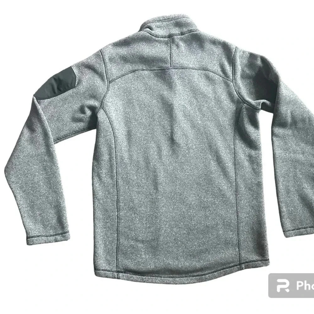 Eddie Bauer Fleece Quarter Zip Pullover Mens Large T - Picture 2 of 8